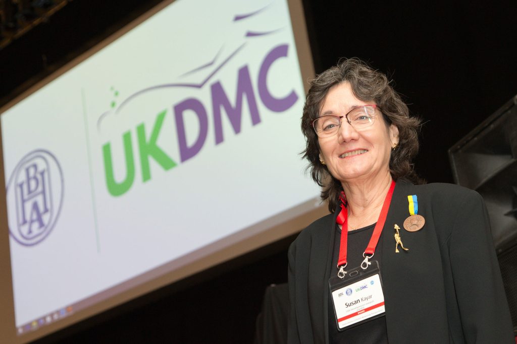 BHA-UKDMC Conference organised in collaboration with Mimir Marine Key note speaker Dr. Susan Kayar, a member of the Women Divers Hall of Fame; and formerly head of a research project in hydrogen diving and hydrogen biochemical decompression at the Naval Medical Research Institute Bethesda Maryland USA.